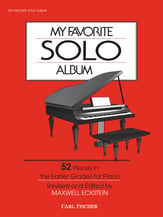 My Favorite Solo Album piano sheet music cover